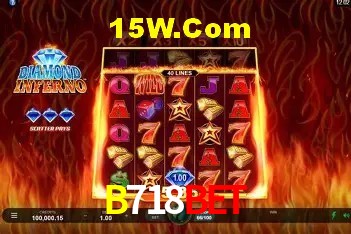 Interface moderna da plataforma B718Bet